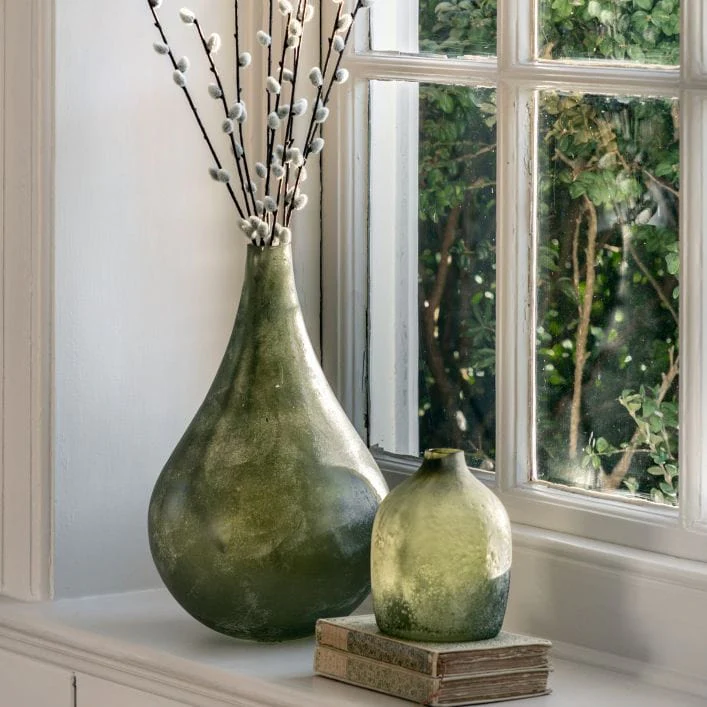 Antique Green Vase Large product image